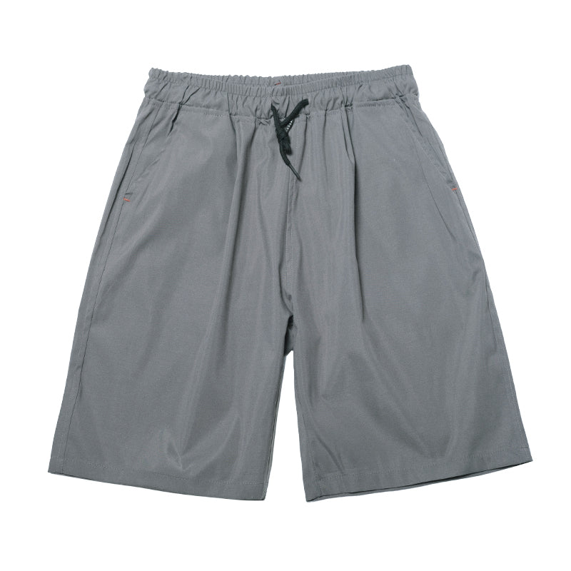 straight casual shorts men's summer loose sports wear wide-legged five-point pants drawstring all-match tide