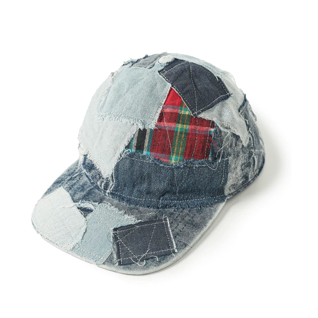 Niche designer brands: patched distressed casual hats, Japanese vintage workwear baseball caps, men's and women's hats