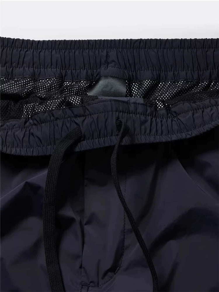 24ss daiwa pier39 loose quick-drying nylon fashion versatile color-block casual sports shorts