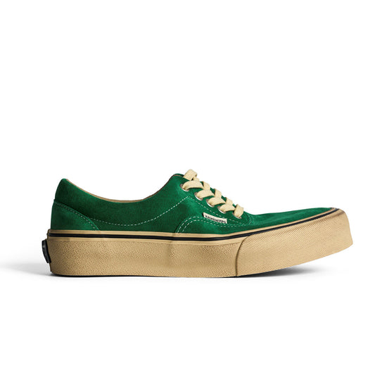 suede low-top canvas shoes Thick-soled vulcanized shoes Retro Japanese trendy men's and women's crestboard shoes 2025