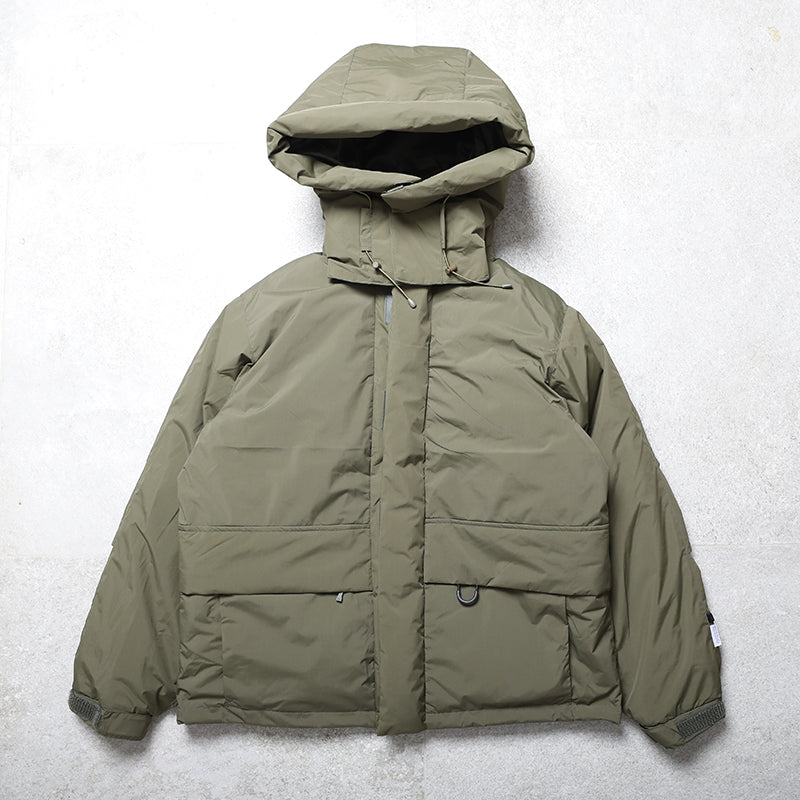 Hand Punch Big Doll PIE39 Japanese Functional Waterproof Outdoor Multi-Pocket Hooded Down Jacket