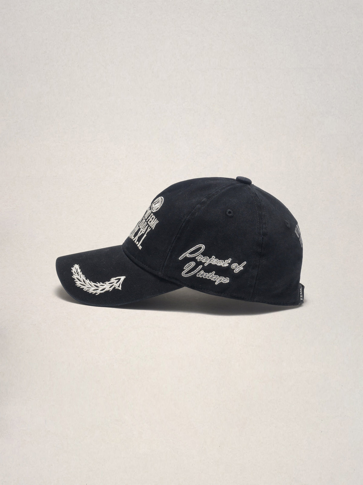 American Vintage Contrast Embroidered Baseball Cap – Washed Unisex – cap | japanese streetwear | vintage workwear | unisex | Yamalinclothes
