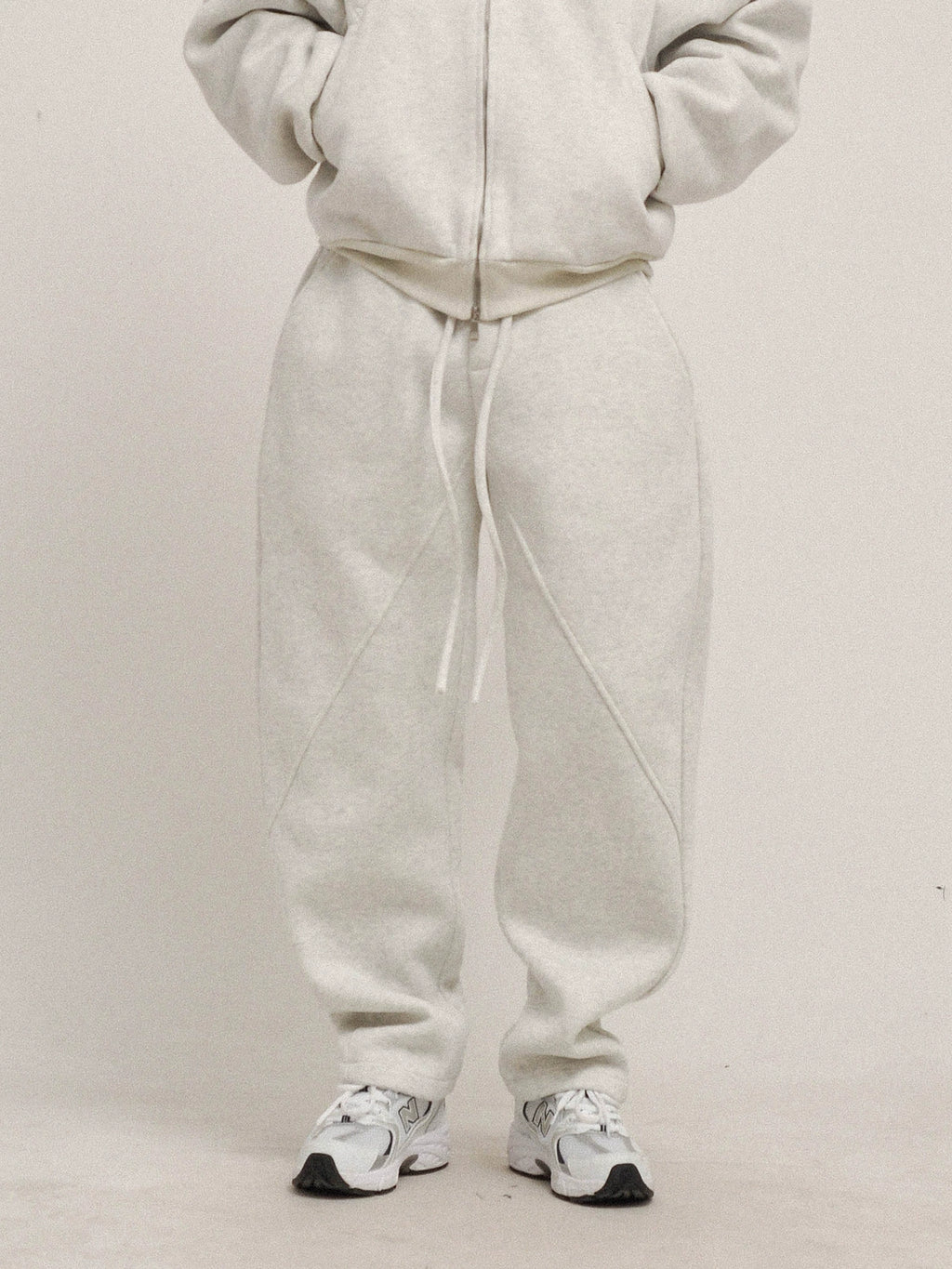 Weighing 500 grams! It is not easy to pill and not deformed! Three-dimensional tailoring, versatile, loose cutter pants, sweatpants, slacks