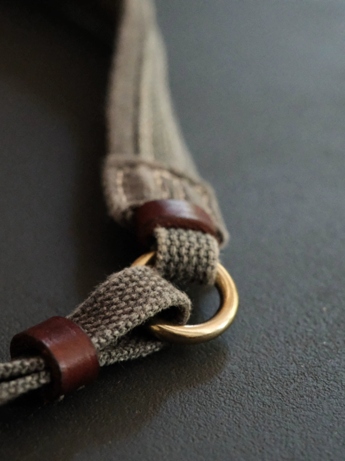 High-priced handmade hundred cloth, heavy military canvas + cowhide, craftsman sewing, retro one-shoulder crossbody bag