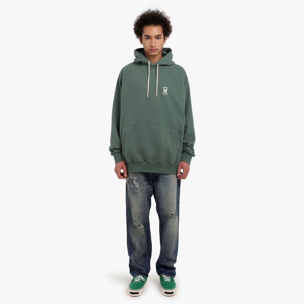 Heavy terry hooded hoodie man