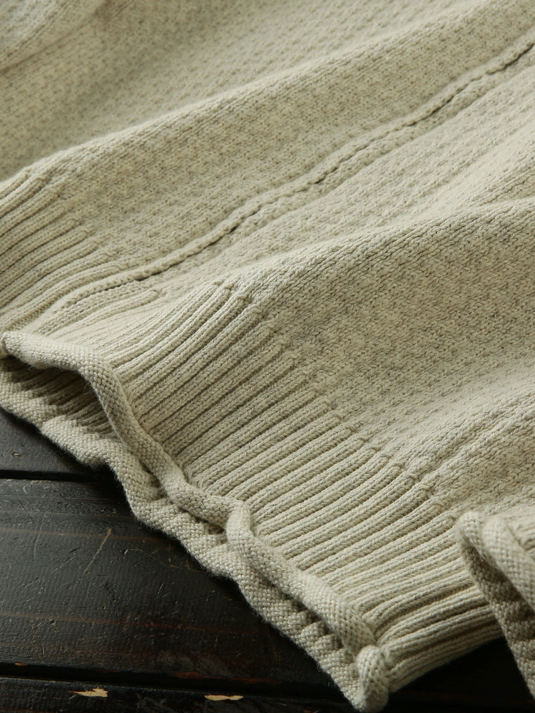 A small number of good goods 100 cotton cardigan foreign trade tail list men's autumn and winter stand-up collar rolled-edge knitwear sweater jacket