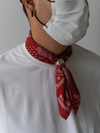 Japanese Paisley Print Bandana – Vintage Square Scarf