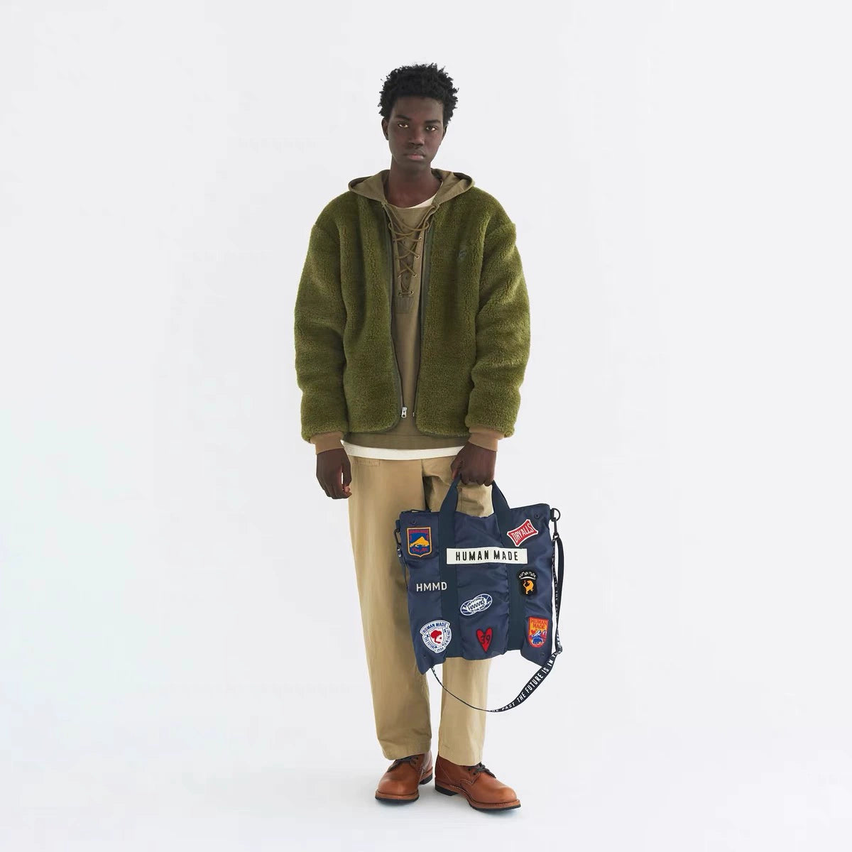 Japanese HELMET BAG Japanese one-shoulder cross-body bag, portable helmet bag