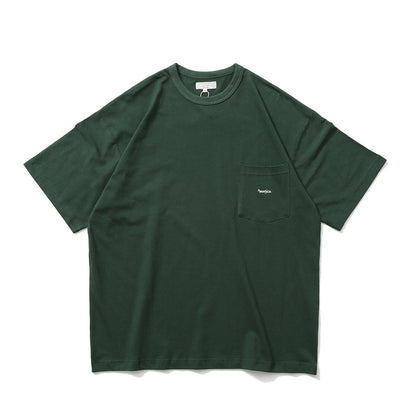 Japanese short-sleeved T-shirt men summer loose casual pure cotton pocket simple T-shirt