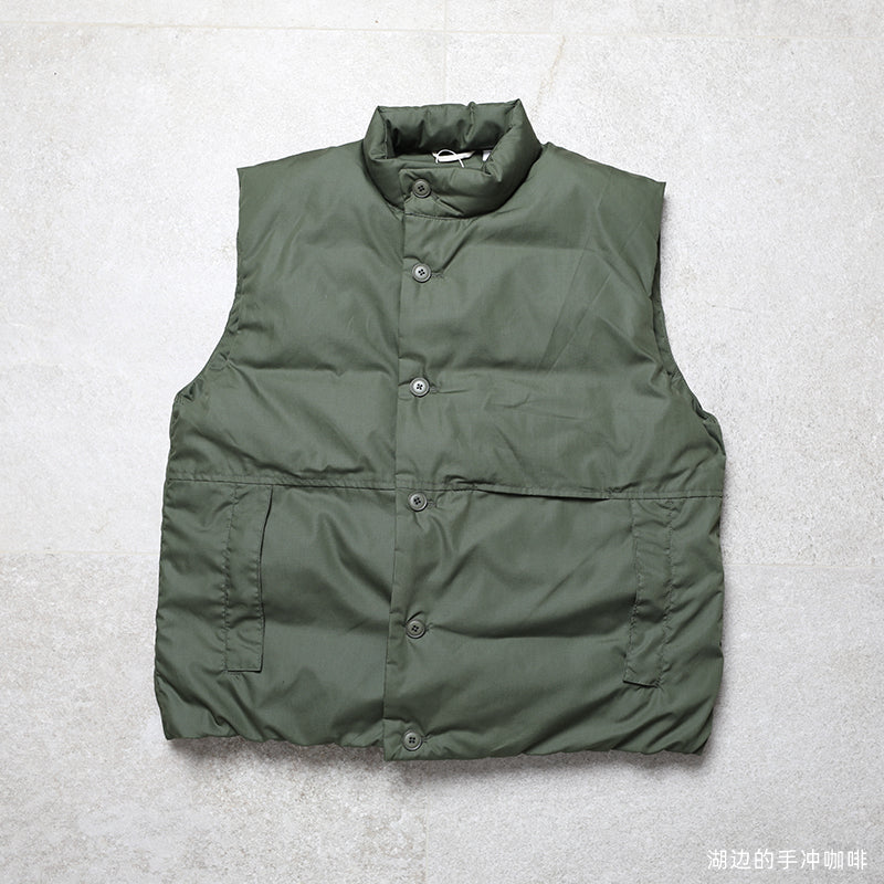 Spot nanamica insulation two-color warm down vest, windproof and waterproof outdoor leisure