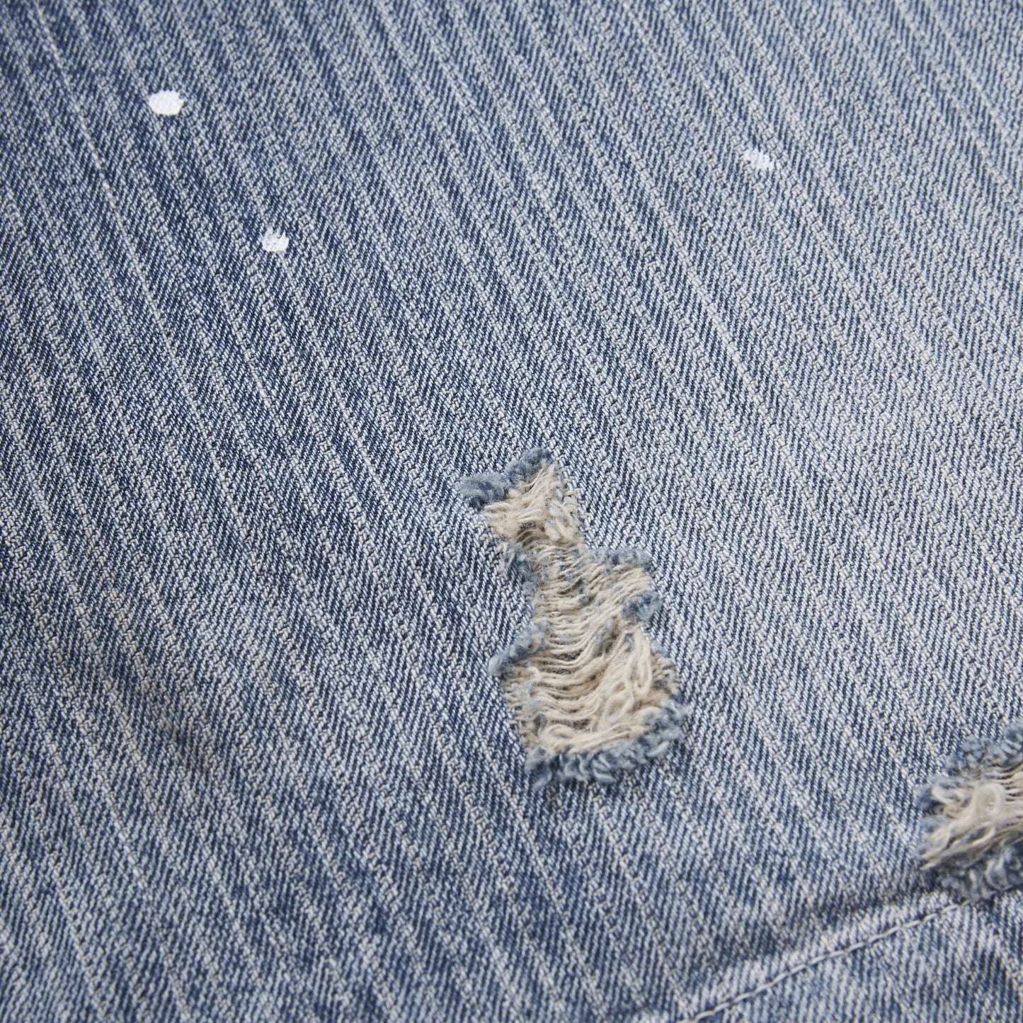 25SS Japanese washed water old loose lapel denim coat