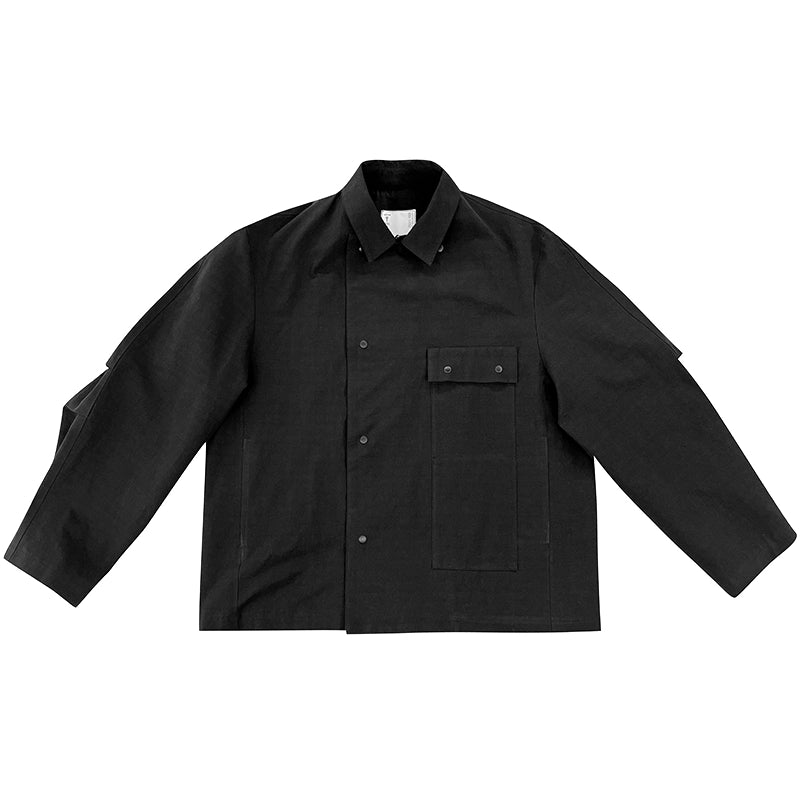 Original men's asymmetrical split casual large-profile lapel jacket coat d