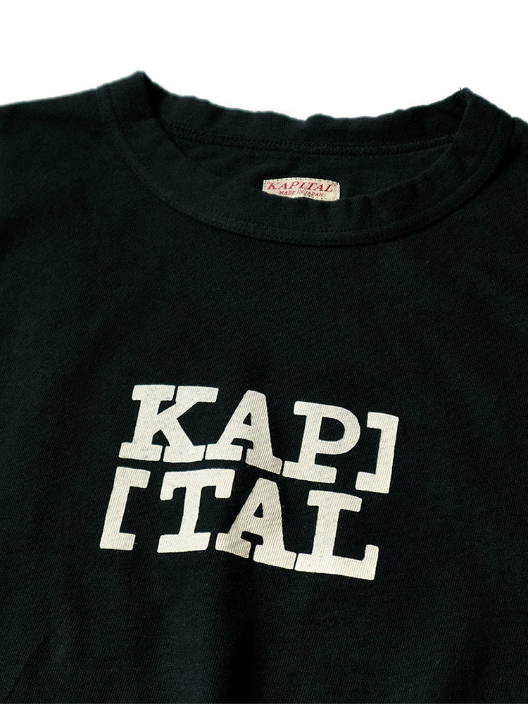 Japanese casual unisex trend print logo short sleeve T-shirt