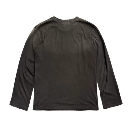 Graphic Long-Sleeve T-Shirt – Handwritten Text | Yamalinclothes
