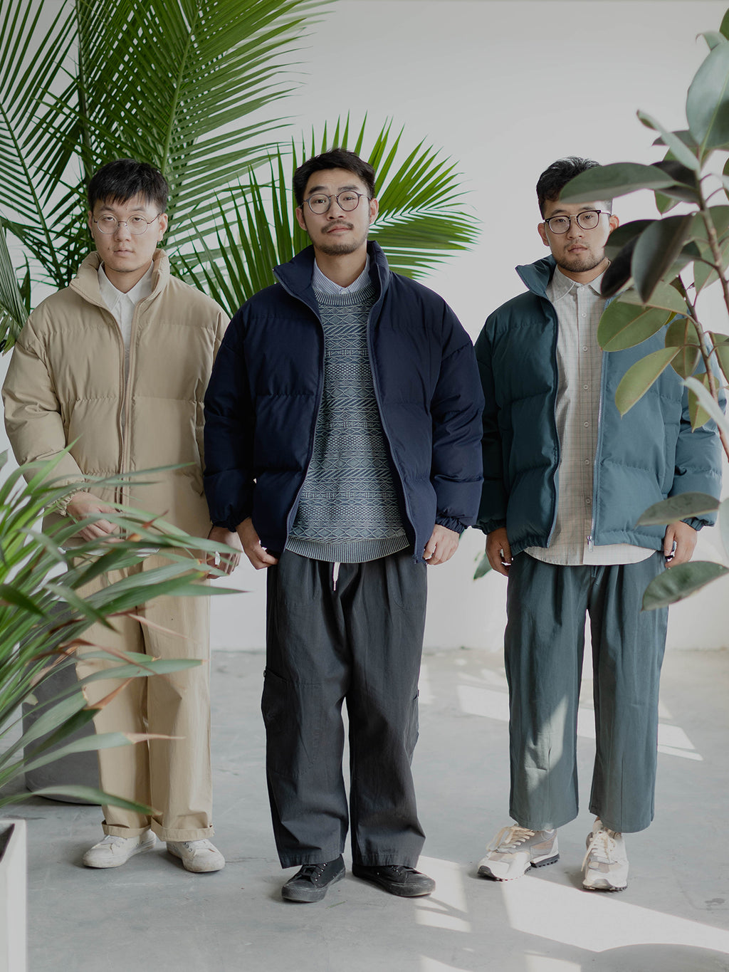 Japanese short bread jacket men's black stand-up collar cotton jacket in winter thick cotton jacket loose warm jacket