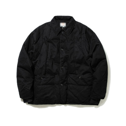 Vintage Workwear Padded Cotton Jacket – Lapel Pocket Men – Japanese vintage | yamalin clothes | Yamalinclothes