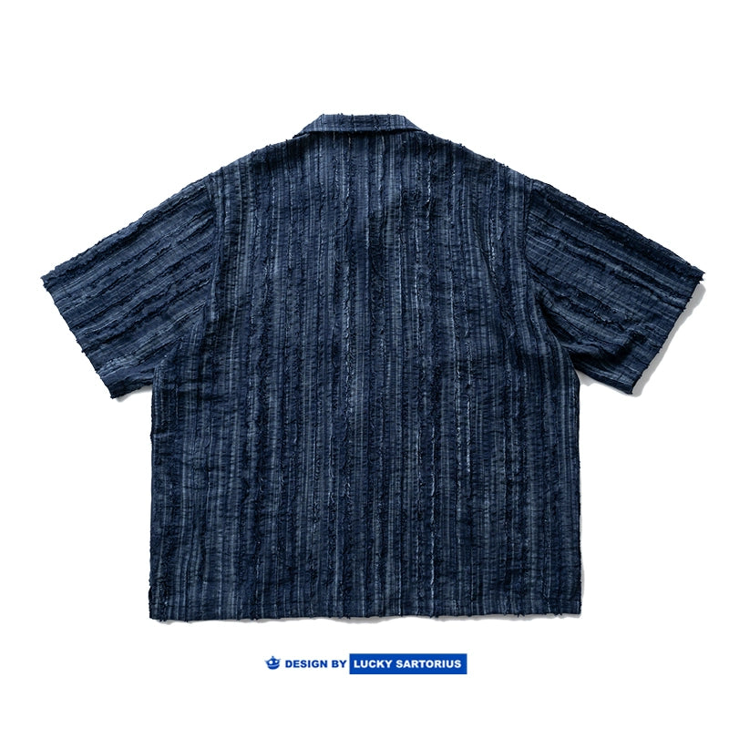 Ice feeling skin-friendly short-sleeved shirt loose casual lazy summer shirt coat men and women