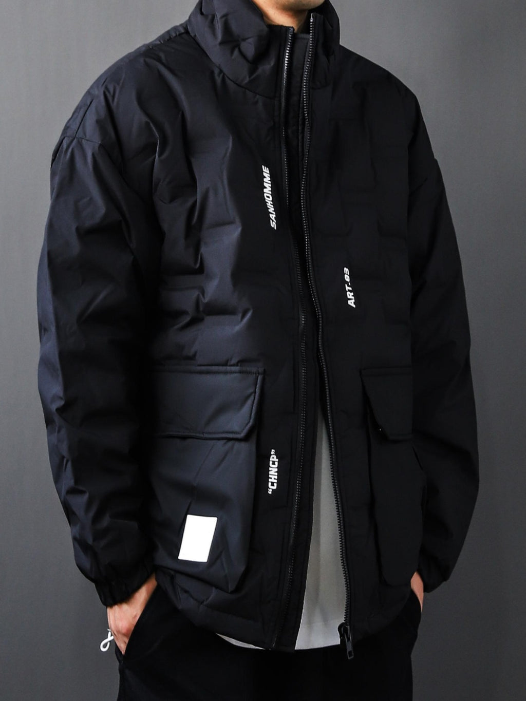 90 white duck down down jacket men's retro plus size light winter men's lightweight trendy couple stand-up collar jacket