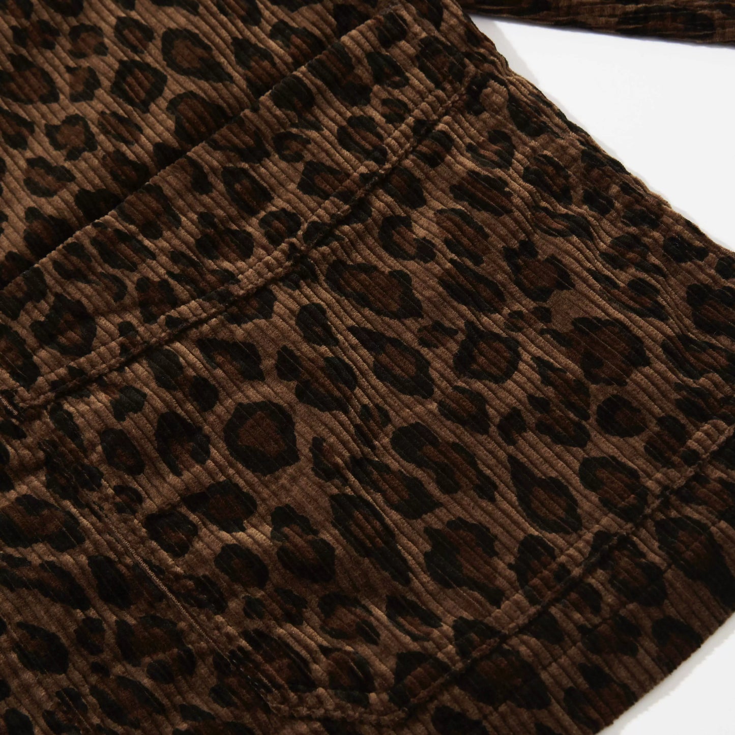 24AW JELADO Japanese vintage corduroy leopard print cotton men's and women's loose long-sleeved jackets