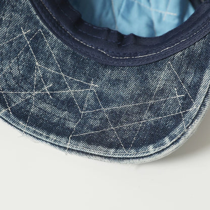 Niche designer brands: patched distressed casual hats, Japanese vintage workwear baseball caps, men's and women's hats