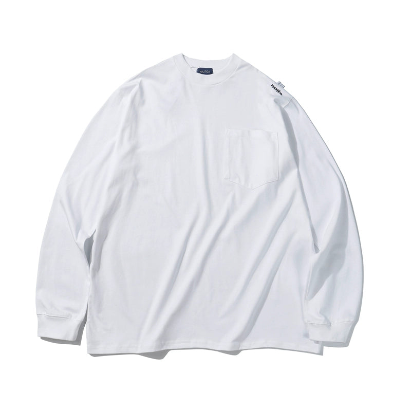 Japanese heavy long-sleeved T-shirt loose city boy