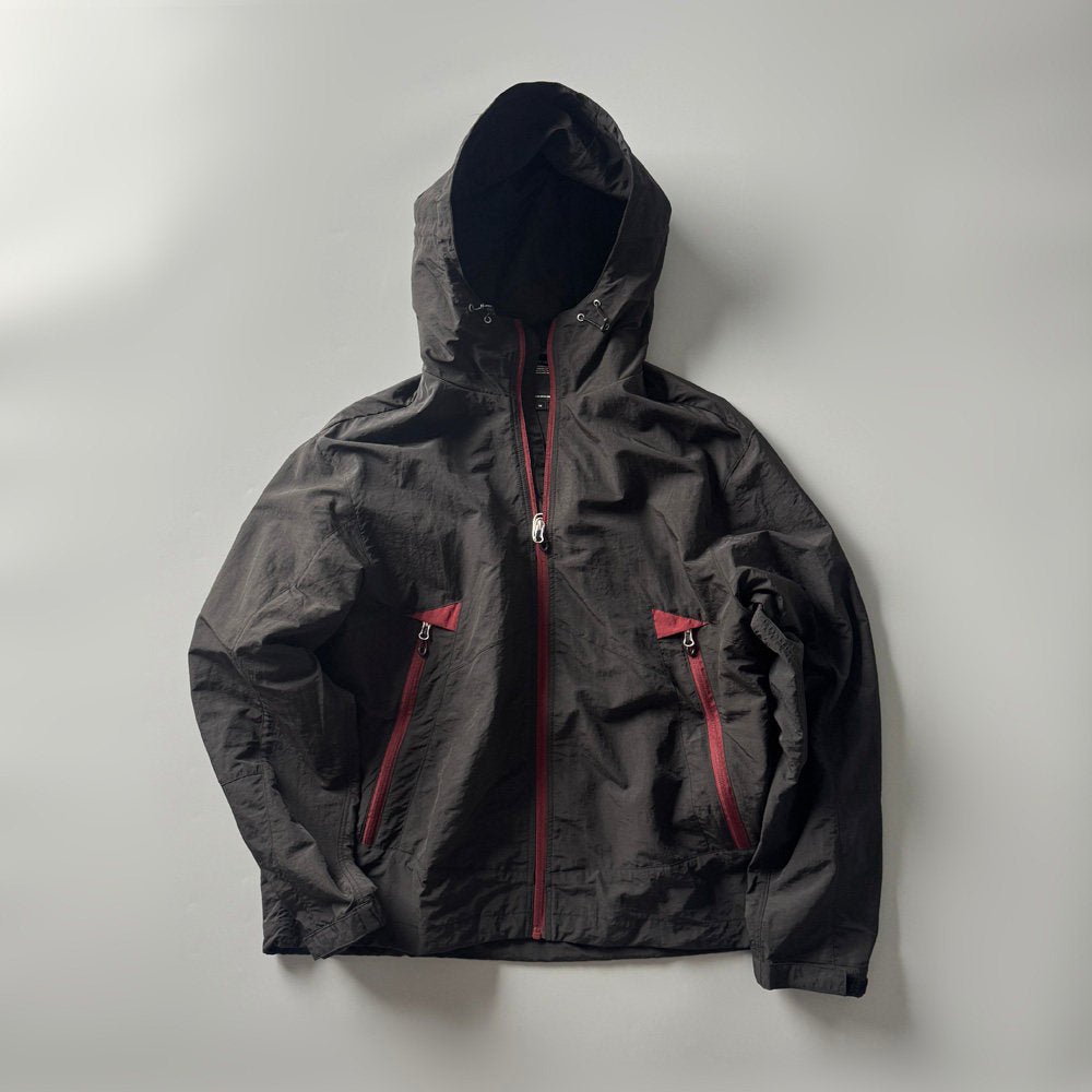 Mountain Outdoor Hooded Jacket – Cycling Loose Nylon Unisex