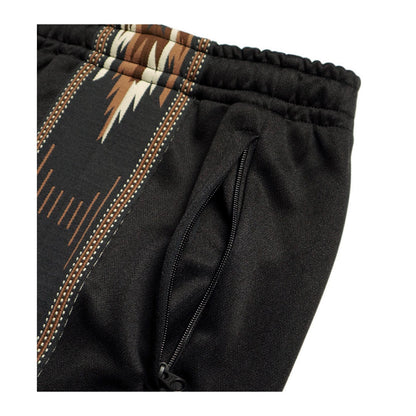 Kapital 25AW Japanese Warm Flared Pants - Celebrity Style Embroidered Elastic Waist Trousers