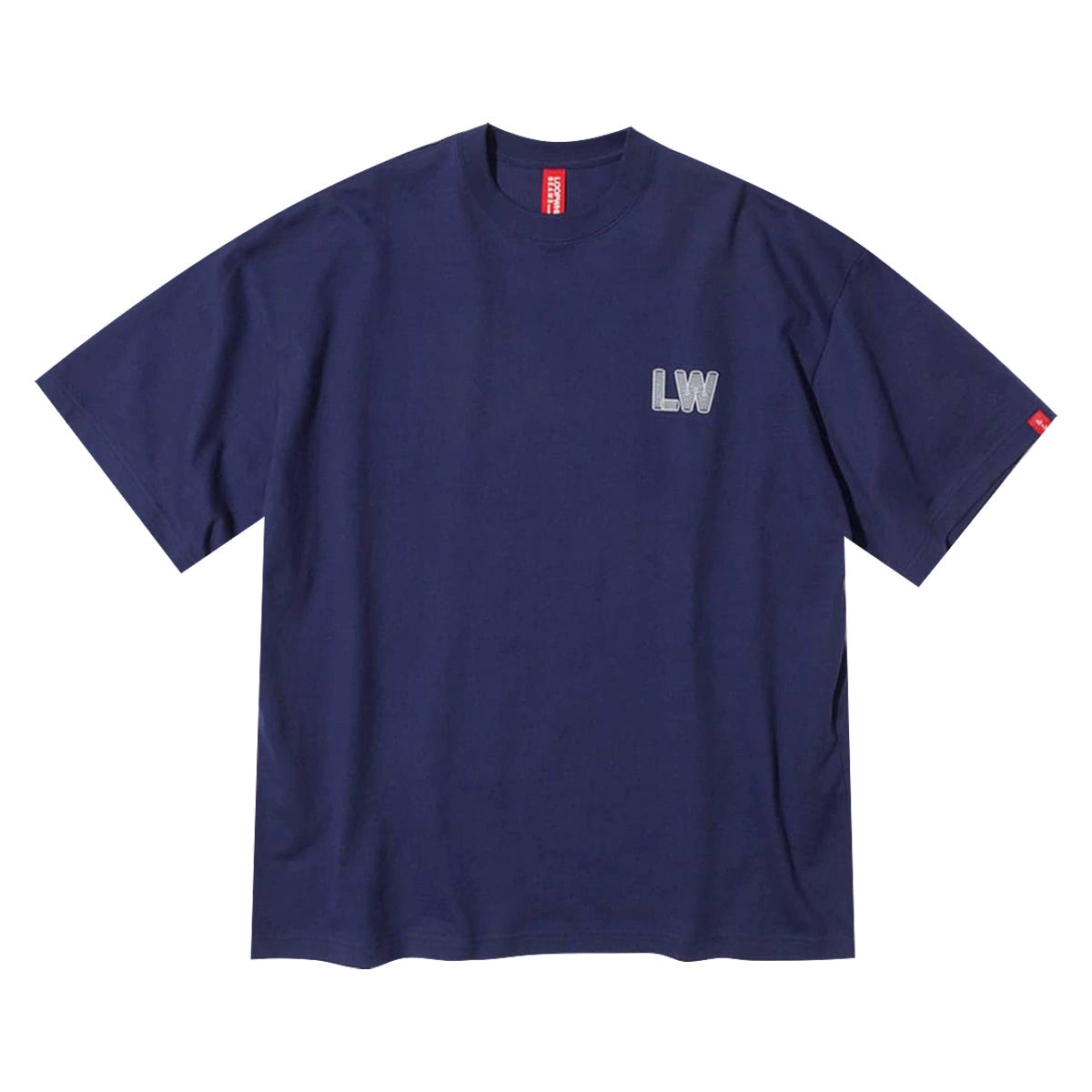 Japanese letter print short-sleeved T-shirt for men pure cotton loose casual T-shirt