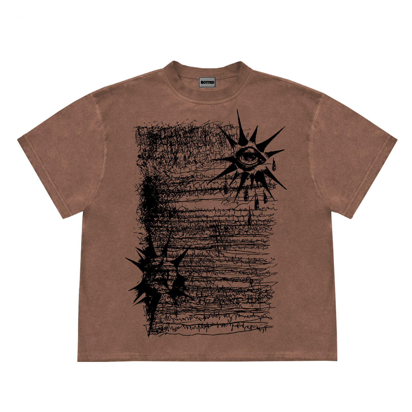 260G Heavy Y2K Red Short Sleeve Tee – Visual Goth Unisex Niche Streetwear – Japanese vintage | yamalin clothes | Yamalinclothes