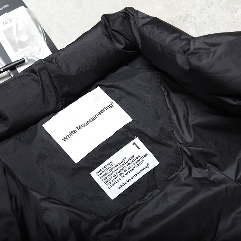 Down robe jacket Wave-shaped down jacket