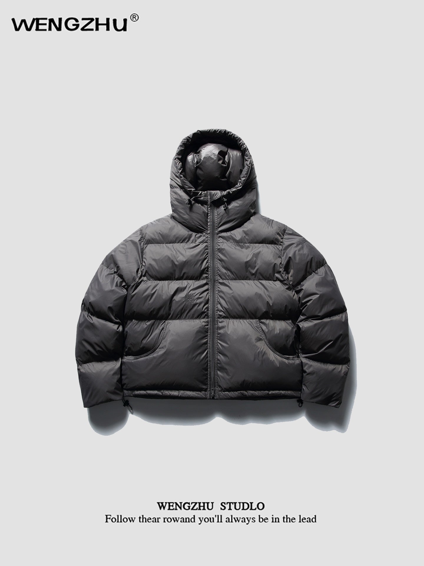 WENGZHU Designer Hooded Puffer Jacket - Loose Warm Bread Coat (Unisex)