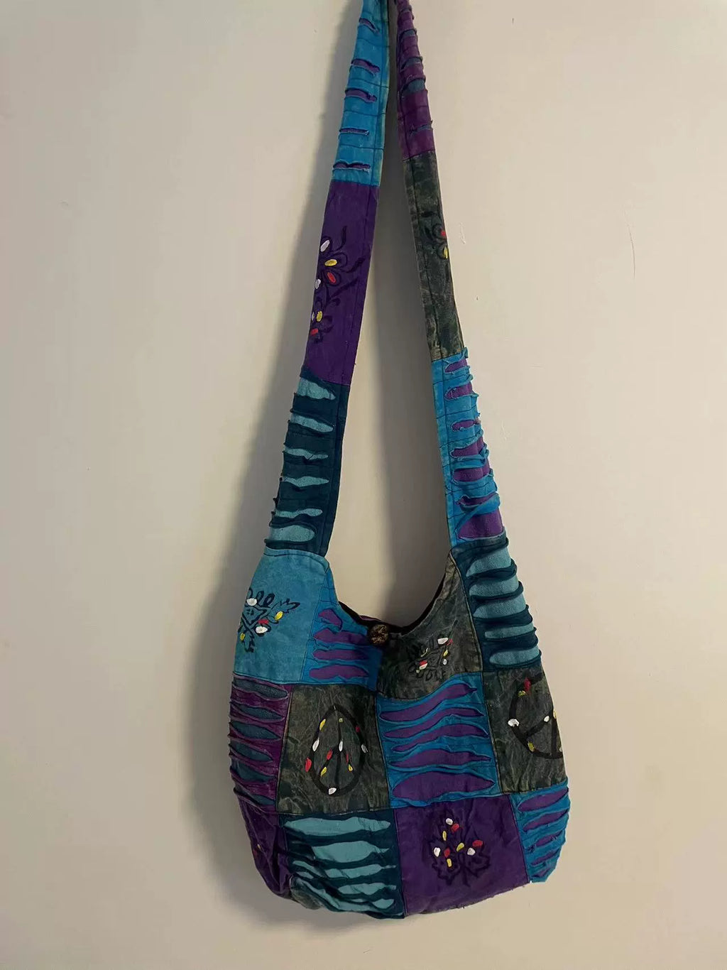 Nepalese women's bags, net red bags, handmade bags, large-capacity shoulder bags, travel outdoor storage, cross-body bags