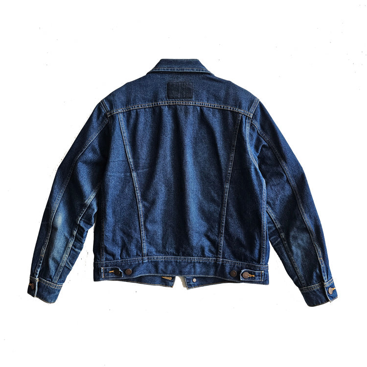 replica Storm Knight 15OZ pure indigo cattle primary color vintage denim jacket