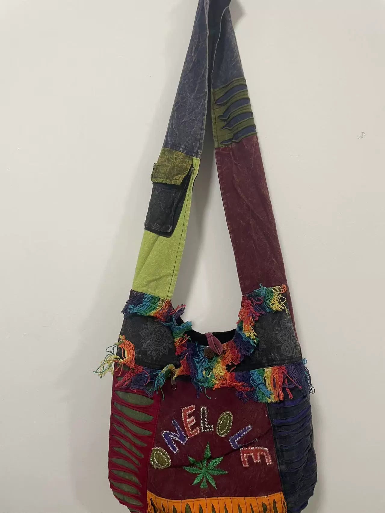 Nepalese women's bags, net red bags, handmade bags, large-capacity shoulder bags, travel outdoor storage, cross-body bags