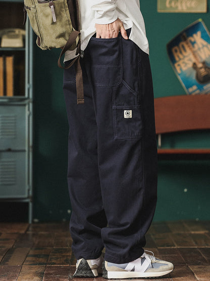 Japanese Functional Cargo Pants – Loose Straight Summer Slacks for Men – Japanese vintage | yamalin clothes | Yamalinclothes