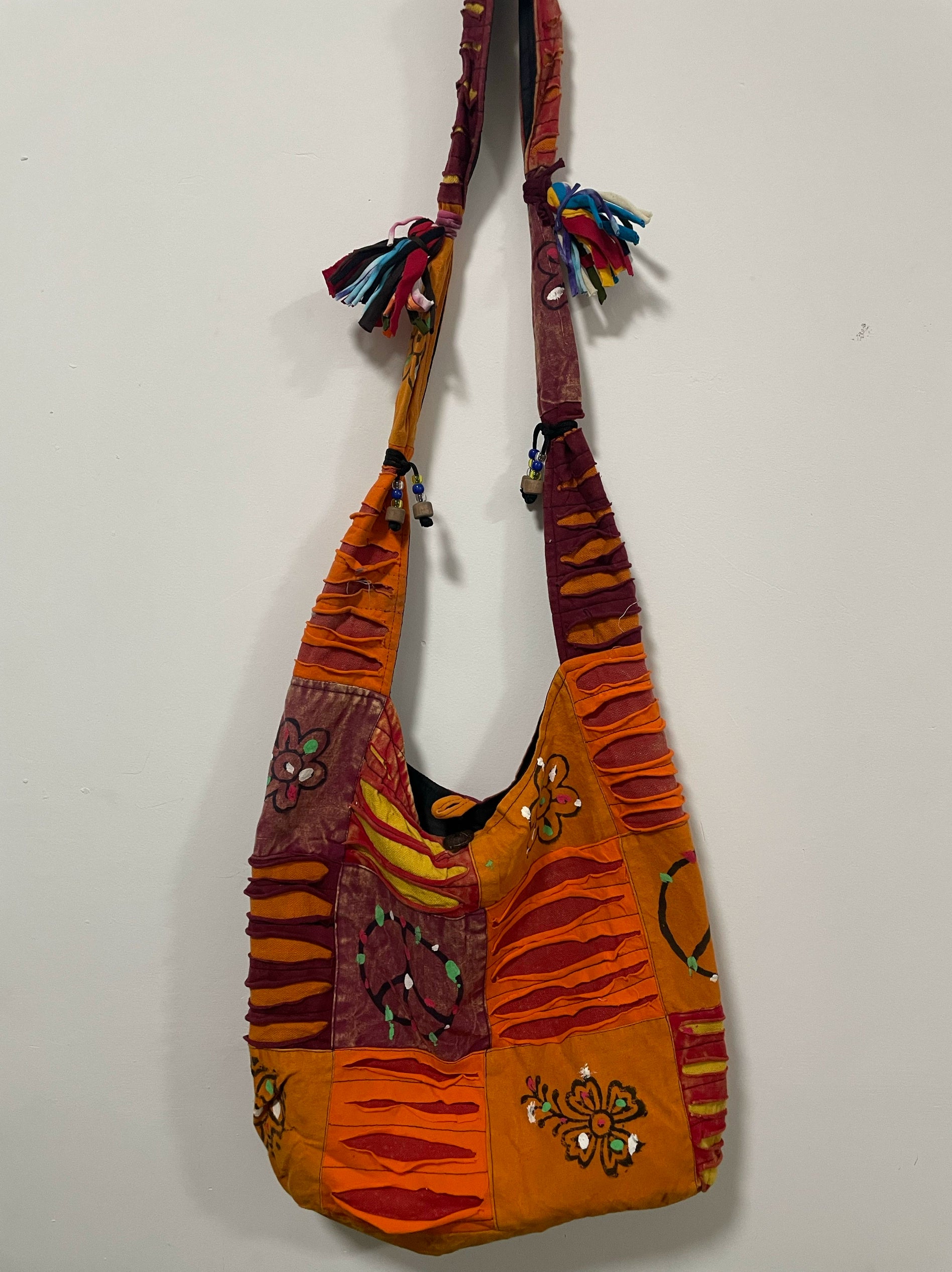 Nepalese women's bags, net red bags, handmade bags, large-capacity shoulder bags, travel outdoor storage, cross-body bags