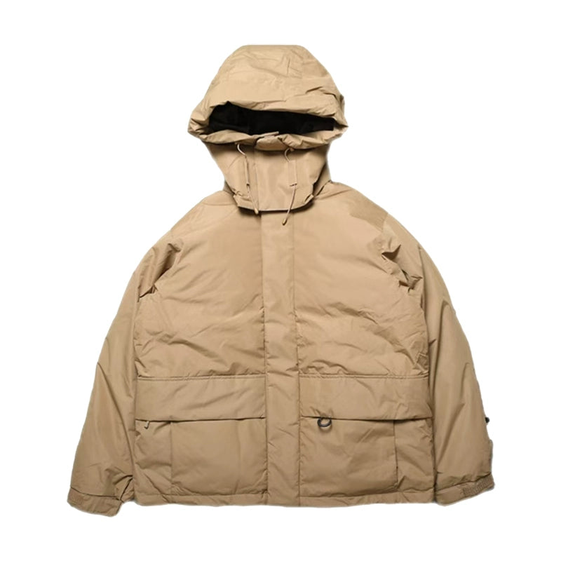 Japanese style big baby pie39 Japanese style functional waterproof outdoor hooded down jacket