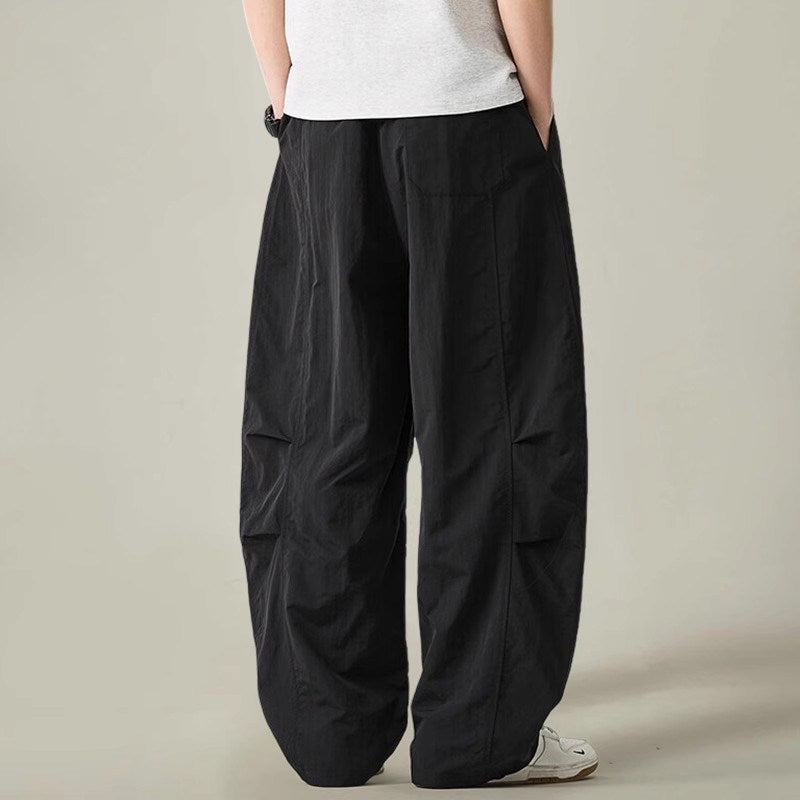 Lightweight Quick-Dry Wide-Leg Straight Pants – Loose Retro Casual Summer Unisex