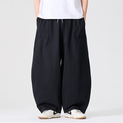 Wide-Leg Straight Pants – Japanese Vintage Loose Unisex Plus Size – Japanese vintage | fall outfits 2026 | fall winter outfits | classy winter outfits | lazy comfy outfits | japanese streetwear | vintage workwear | yamalin clothes | Yamalinclothes