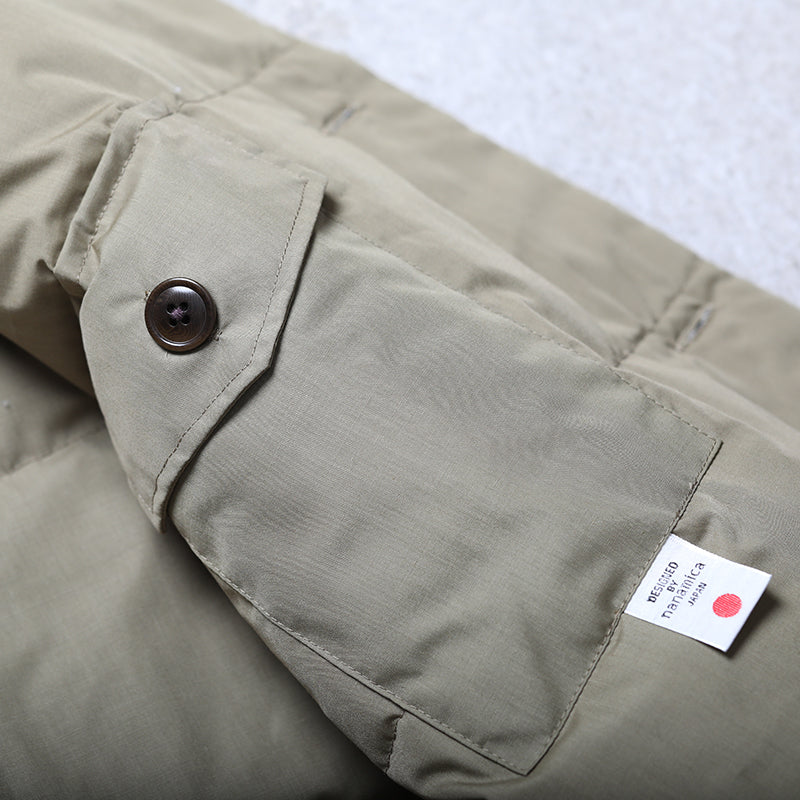 Spot nanamica insulation two-color warm down vest, windproof and waterproof outdoor leisure