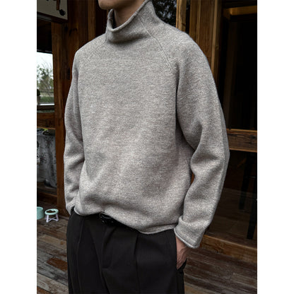 560G Turtleneck Drop Shoulder Sweater – Warm Loose Unisex