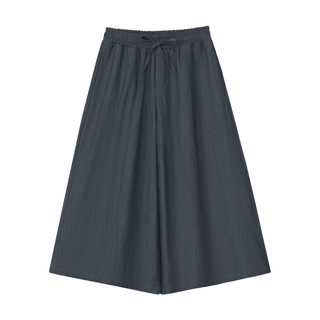 Original culottes for men and women Japanese retro casual pants spring loose imitation jeans senior sense long pants