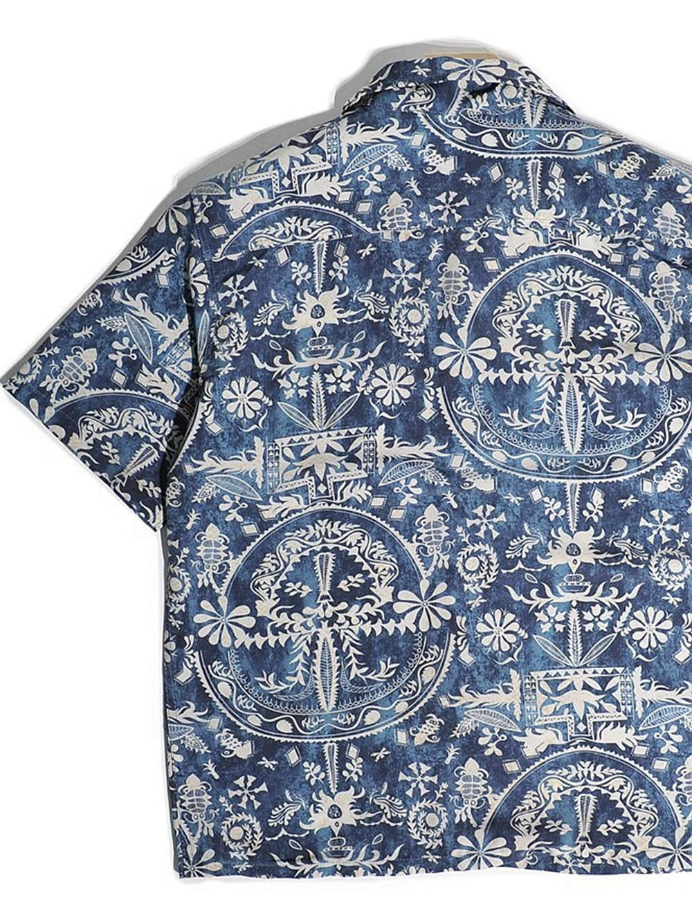 Thai Hong Kong style Aloha bohemian Aramco Ka Ji Cuban collar Hawaiian floral beach short sleeve floral shirt