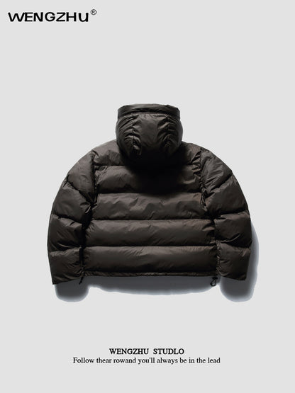 WENGZHU Designer Hooded Puffer Jacket - Loose Warm Bread Coat (Unisex)