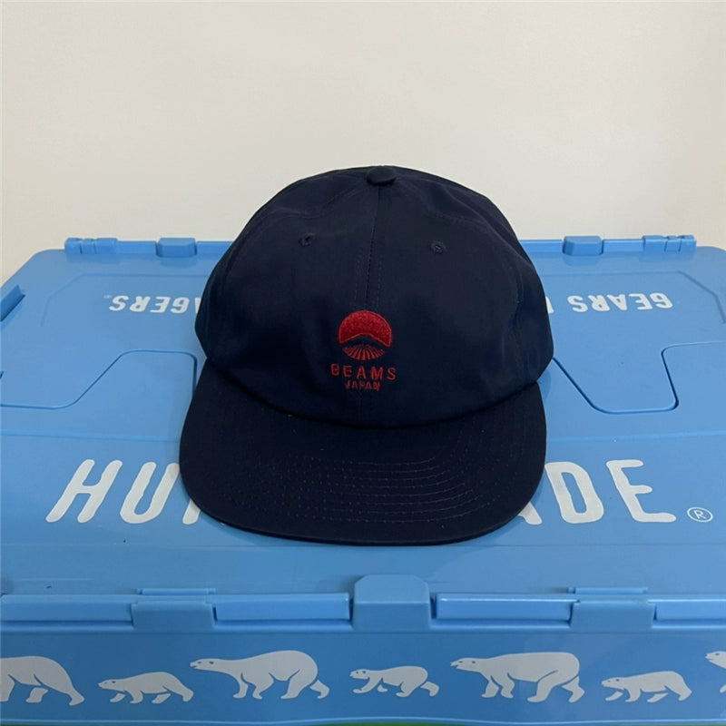 Fuji embroidered baseball cap dome wide-brimmed student cap