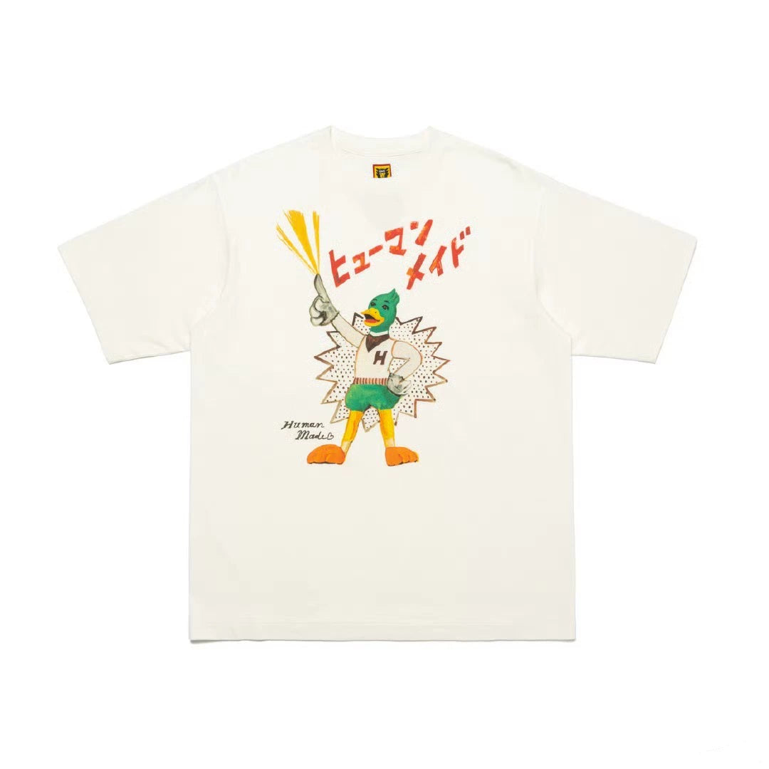 Japanese summer heavy short-sleeved T-shirt illustration series nigo short tee