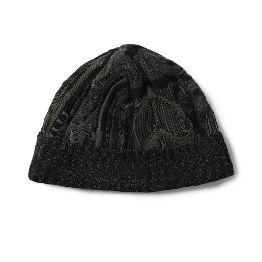 vintage hat knitted woolen cold hat jacquard anti-war hat