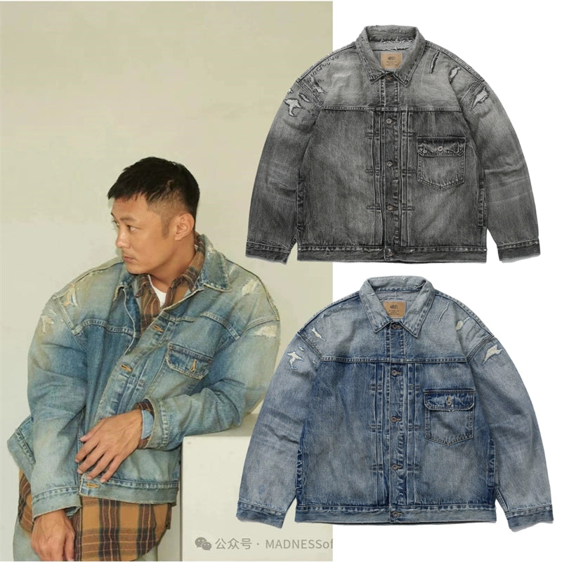 Overalls, jeans, jackets, railroad cattle jackets.