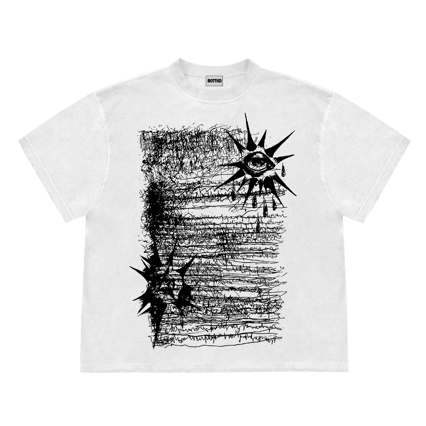 260G Heavy Y2K Red Short Sleeve Tee – Visual Goth Unisex Niche Streetwear – Japanese vintage | yamalin clothes | Yamalinclothes