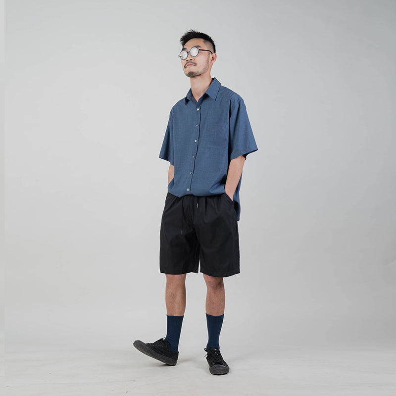 straight casual shorts men's summer loose sports wear wide-legged five-point pants drawstring all-match tide